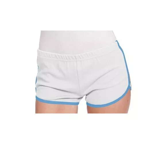 American Apparel INTERLOCK RUNNING SHORTS Girls Women s Yoga Running 7301W NEW