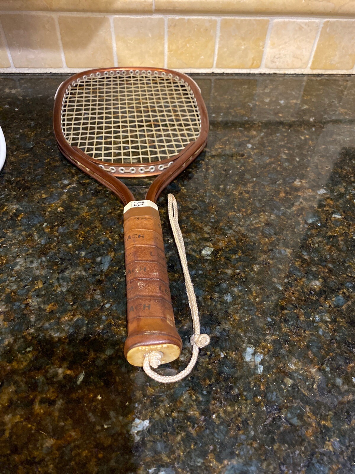 Vintage Racquetball Racket Marty Hogan LEACH eBay