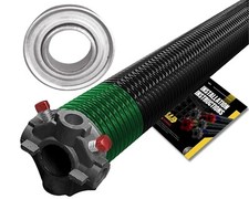 Garage Door Torsion Spring 243x1.75x33- Black for RIGHT SIDE with Steel Bearing