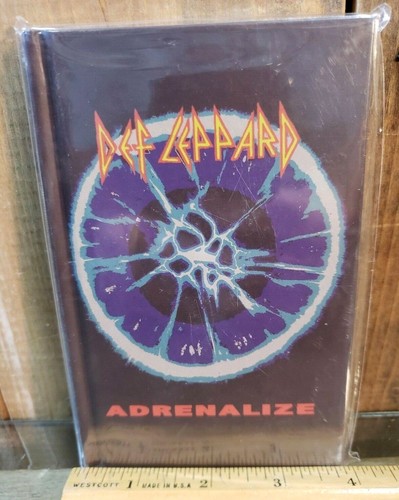 Diario Def Leppard Adrenalize, Bloc de notas, Libro, Cubierta Rígida Negra Sellada Promoción - Imagen 4 de 9