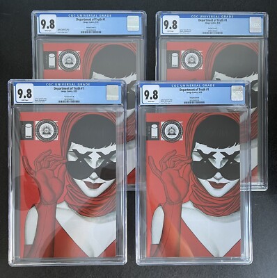 DEPARTMENT OF TRUTH #1 (4 COPIES) CGC 9.8 JENNY FRISON VARIANT - 2020 IMAGE