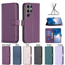 For Samsung Galaxy S26 S25 S24 S20 Magnetic Leather Flip Stand Card Wallet Case