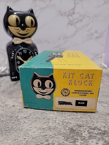 Vintage 1950's Kit-Cat Klock kit cat clock - Picture 8 of 15