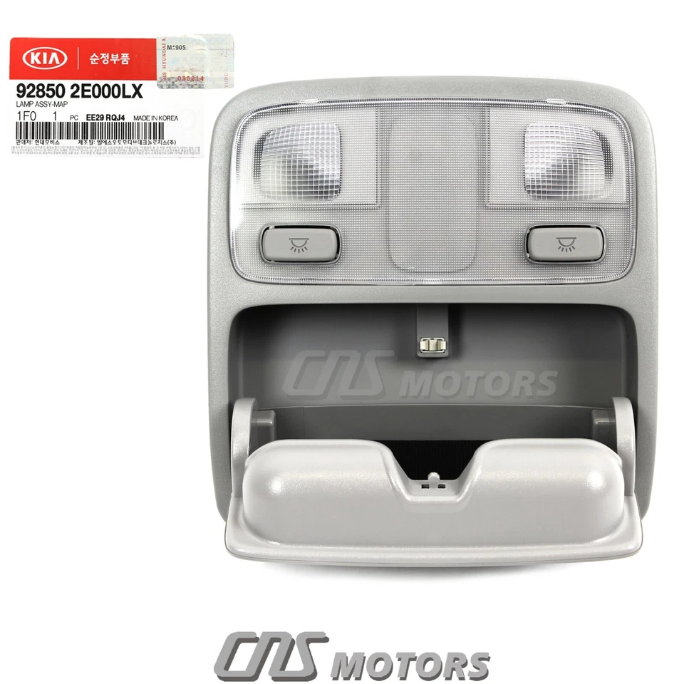GENUINE OVERHEAD CONSOLE LAMP GRAY for 2005-10 KIA SPORTAGE OEM 928502E000LX - Image 3 of 3