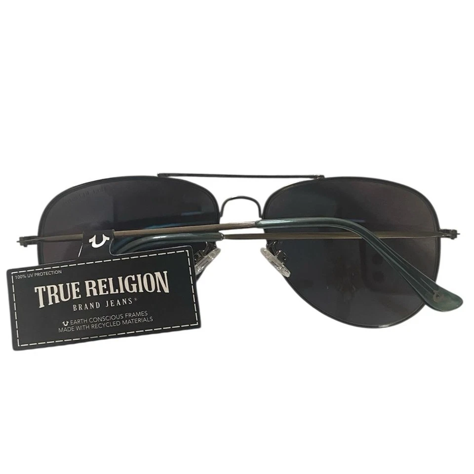 Gafas de sol True Religion espejadas mujer marcos plateados nuevas con etiquetas Foto 3 de 4