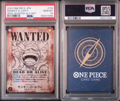 PSA 10 Wanted Complete set 4 One Piece Emperors In The New World