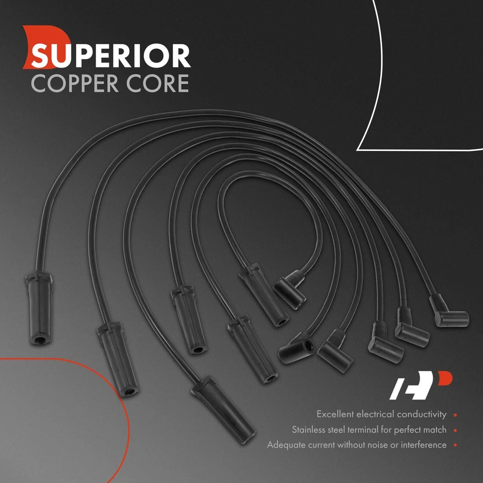 Juegos de 6 cables de bujías para Buick LeSabre 1989-1992 Regal Oldsmobile V6 3,8 L Foto 2 de 4