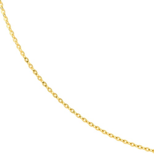 Cable Chain 1.1mm 14K Solid Gold Adjustable Slider Necklace Over Head No Clasp - Picture 5 of 11