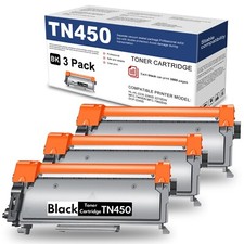 TN 450 Toner Cartridge Black Replacement for Brother TN450 TN420 Toner 2840 2940