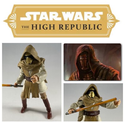 Star Wars Custom High Republic Jedi Revan Mandalorian Sith Hunter 3.75 Lightsabe