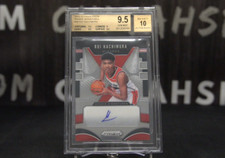 2019-20 Panini Prizm Signatures Rui Hachimura #RS-RHM BGS 9.5 Rookie Auto 85a