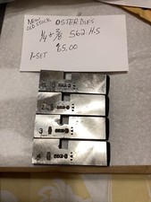 Oster Threading Dies 1/4 3/8. 2 Sets For 70.00