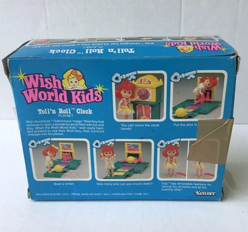 Kenner Parker Toys Wish World Kids Toll n Roll Clock & Box NO DOLL - Picture 7 of 10