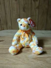 Vintage TY Beanie Baby Shasta The Bear Floral Print Collectible 2003