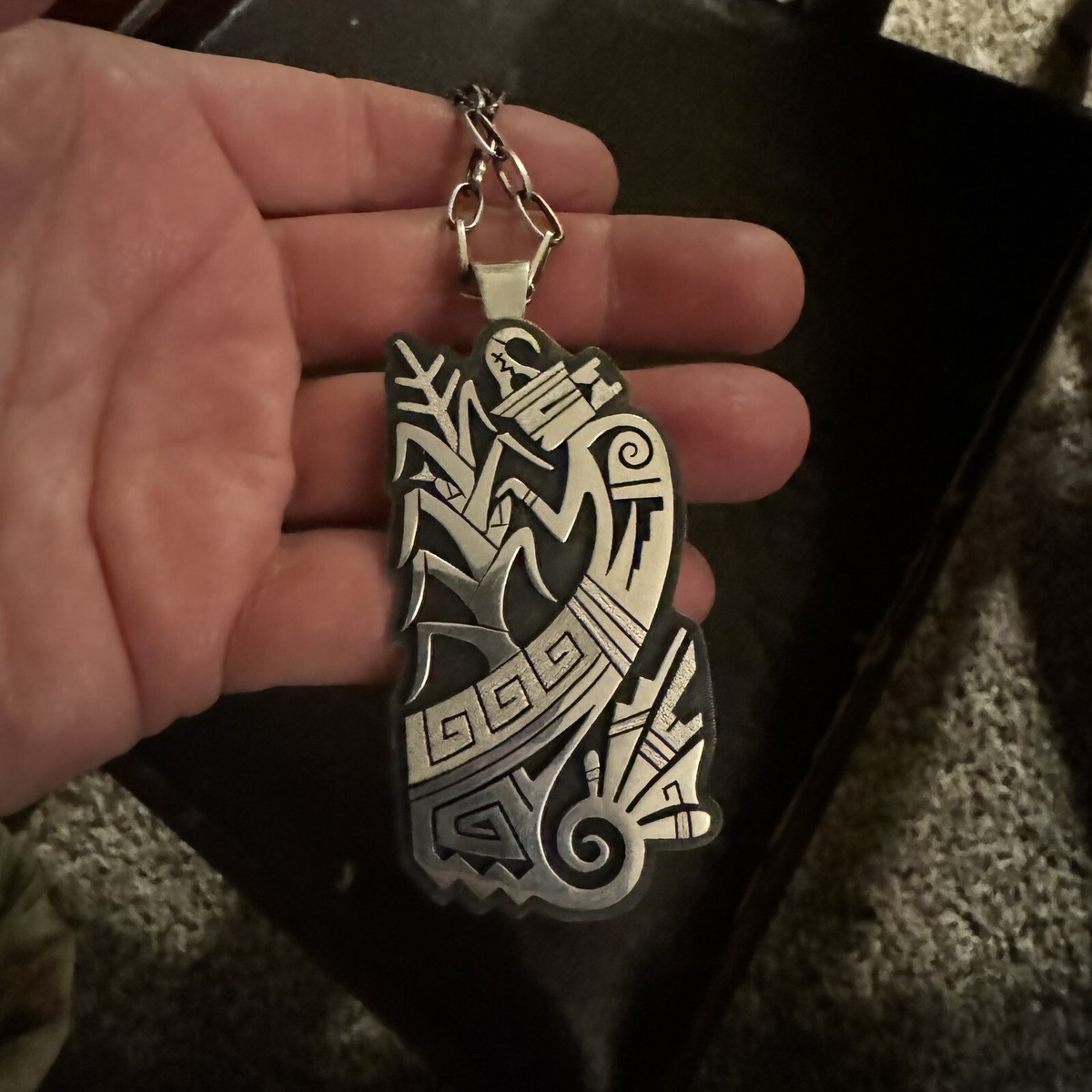 アクセサリー Bera Tawahongva Hopi Vintage Berra Tawahongva Hopi Earrings – Marteau