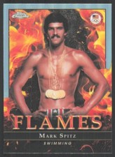 2024 Topps Chrome Olympics Flames Insert Mark Spitz #F-5