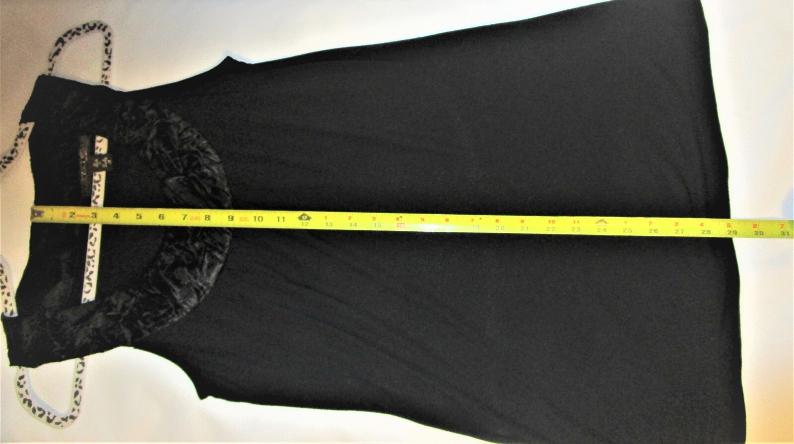 Kische Boutique Women M Black Stretch Sleeveless Satin, Crinkle Collar ...