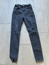 Zara schwarze Jeans Used Optik Gr. 152