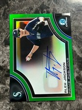 2015 Bowman Chrome - Autographs Alex Jackson Green Refractor /99 (AU, RC) @QY10