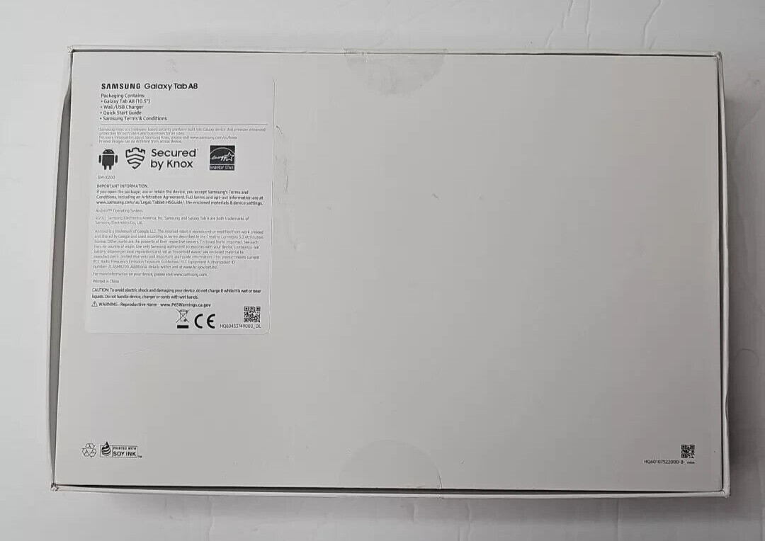 Samsung Galaxy Tab A8 SM-X200 64GB, Wi-Fi, 10.5 Samsung Galaxy Tab A8 SM-X200 64GB, Wi-Fi, 10.5
