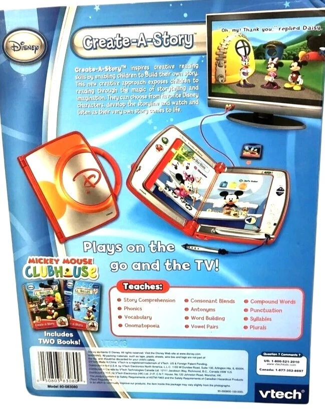 Disney VTech Mickey Mouse Clubhouse Create-A-Story Educational Set - Image 2 of 4