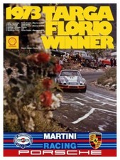 Porsche 911 *LARGE POSTER* 1973 Targa Florio Race Car - AMAZING PRINT