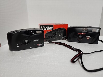 2  Cameras Kodak Star 35 Ef  & Vivitar PS420DB For Parts