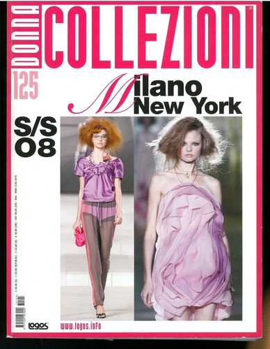 FASHION MAGAZINE COLLEZIONI DONNA 125 PRIMAVERA ESTATE 2008 - 第 1/1 張圖片