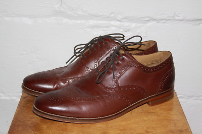 Cole Haan Cambridge Men 11 M British Tan Leather Wingtip Oxford Dress Shoes EUC Cole Haan Cambridge Wing Oxford in British Tan – Country  main image 4