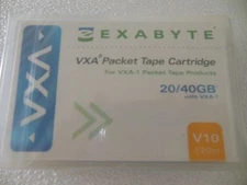 New Exabyte VXA V10 20/40GB Factory sealed data tape cartridge PN 111.00106 