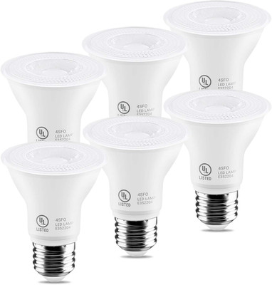 7W Par20 LED Bulb (50W Equivalent), UL Listed, 5000K Daylight White Dimmable Flo