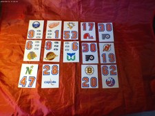 Topps 1989 NHL Hockey Helmet Stickers 14 to the Lot See Description