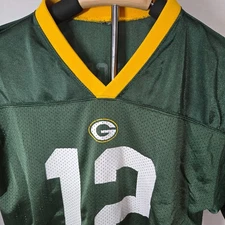 Reebok X NFL Women's Green Bay Packers Rodgers #12 Football Jersey Shirt XL