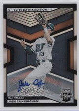 2023 Panini Elite Extra Edition Signatures Jake Cunningham #114 Auto 1b1g