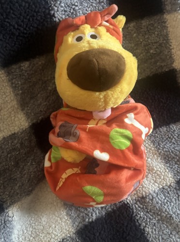 Disney Parks Dug Dog in a Blanket Pouch/Swaddle 10" Plush Toy Babies UP