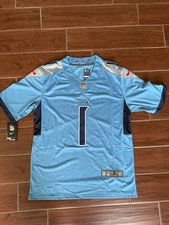 Cam Ward Titans Powder Blue Jersey Men’s Size Small NWT