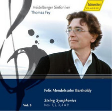 Felix Mendelssohn Felix Mendelssohn: String Symphonies - Volume 3 (CD) Album