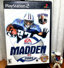 Madden NFL 2001 ~ Sony PlayStation 2 PS2 Video Game "E" ~ Game/Manual/Orig Box