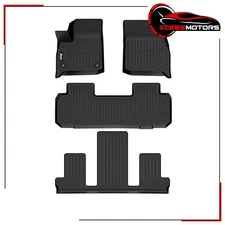 Fits 18-24 Buick Enclave Heavy Duty TPE Floor Mats Carpet Protector Pad 4PCS Set