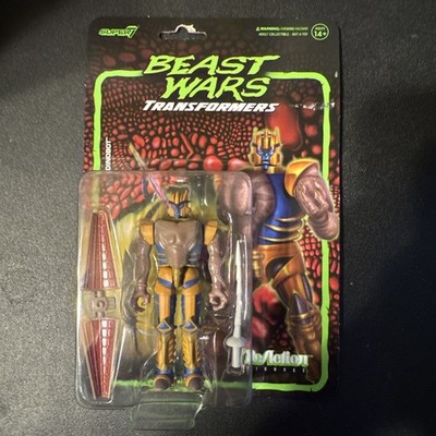 Transformers Beast Wars Dinobot ReAction Figure Super7 New Damaged Box