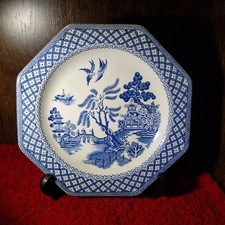J&G Meakin Royal Staffordshire Willow Ironstone Octagon Plate
