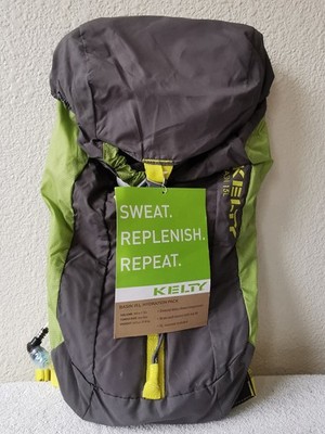 Kelty Basin 15 L Backpack Hydration Bladder Grey Green Lime New Read Descript