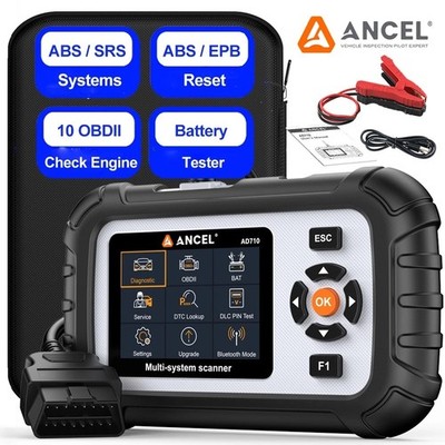 ANCEL AD710 OBD2-Scanner Motor-Code-Reader mit ABS-Entlüftung EPB-Reset ABS SRS
