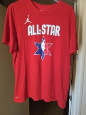 2020 All-Star Game Damian Lillard #0 Dri Fit Nike Mens XL Red