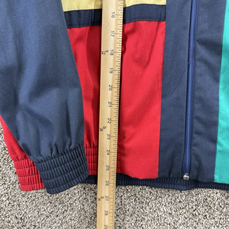 Chaqueta De Colección Alfred Dunner Para Mujer’s 14 Colorblock EE. UU. Verde Rojo Amarillo Cremallera Completa Foto 3 de 4