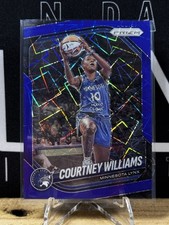 2025 Panini Prizm WNBA #69 Courtney Williams Blue Velocity Prizm Minnesota Lynx