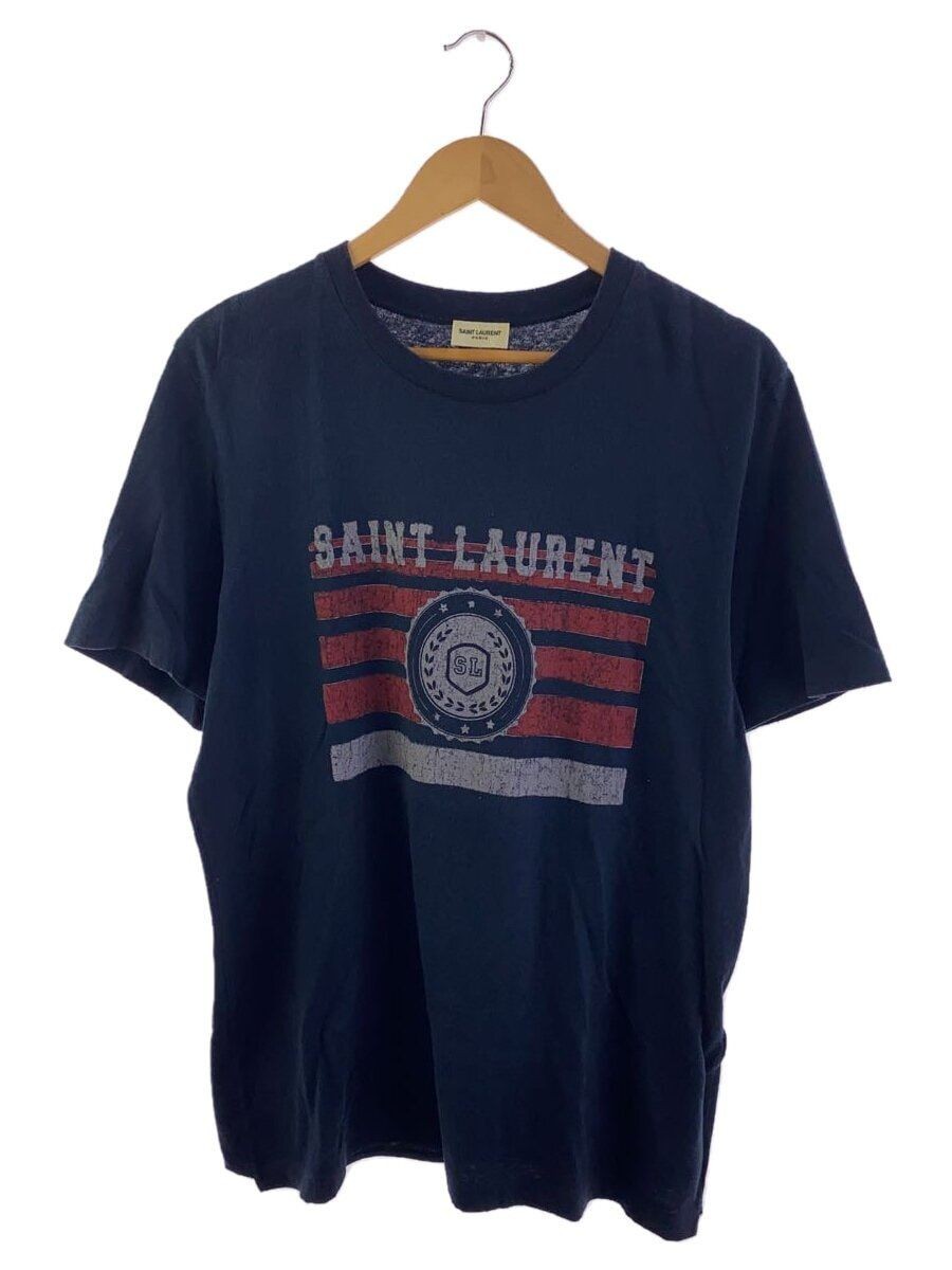 T shirt SAINT LAURENT M cotone NVY JP53 2021 00083 usata