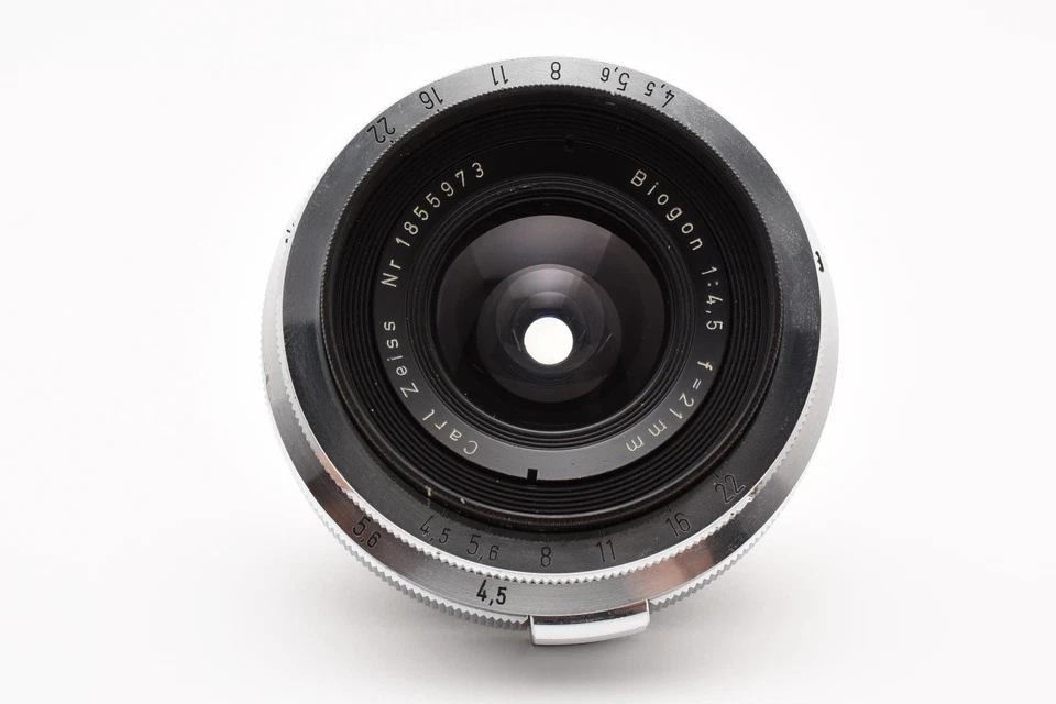 [Exc+5] Carl Zeiss Biogon 21 mm f/4.5 Lens For Contax Rangefinder From JAPAN - Image 3 of 4