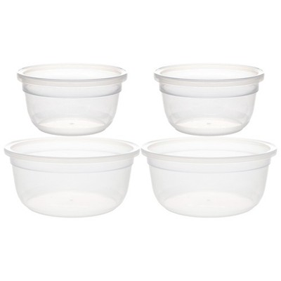 Snapware 7202R 1.2-Cup & 7201R 4-Cup Plastic Food Storage Containers (2-Pack)