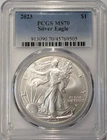 2023 American Silver Eagle PCGS MS70 - B90